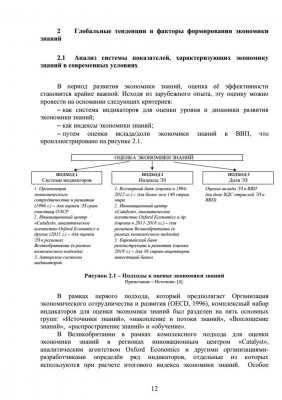 Особенности формирования экономики знаний в современных условиях