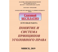 Понятие и система принципов уголовного права
